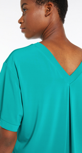 Blusa jersey di viscosa crepe stretch "LAUTO"